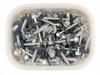 Farmer screw for facade mounting, self-drilling, 48x35 mm, 100 pieces, chrome
