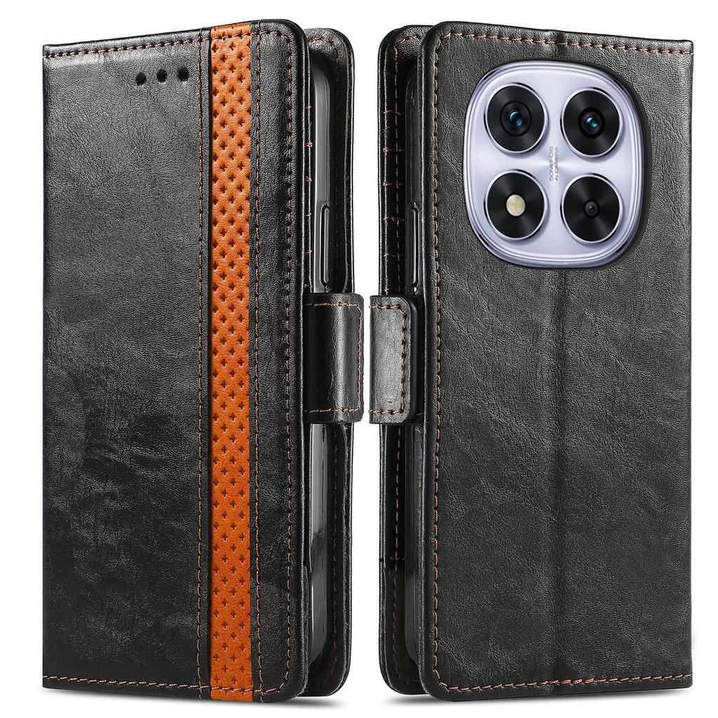 CASENEO For Xiaomi Poco M8 Pro 5G/Redmi Note 15 Pro+ 5G (Global) Phone Cases PU Leather Cover Stand with RFID Blocking Wallet