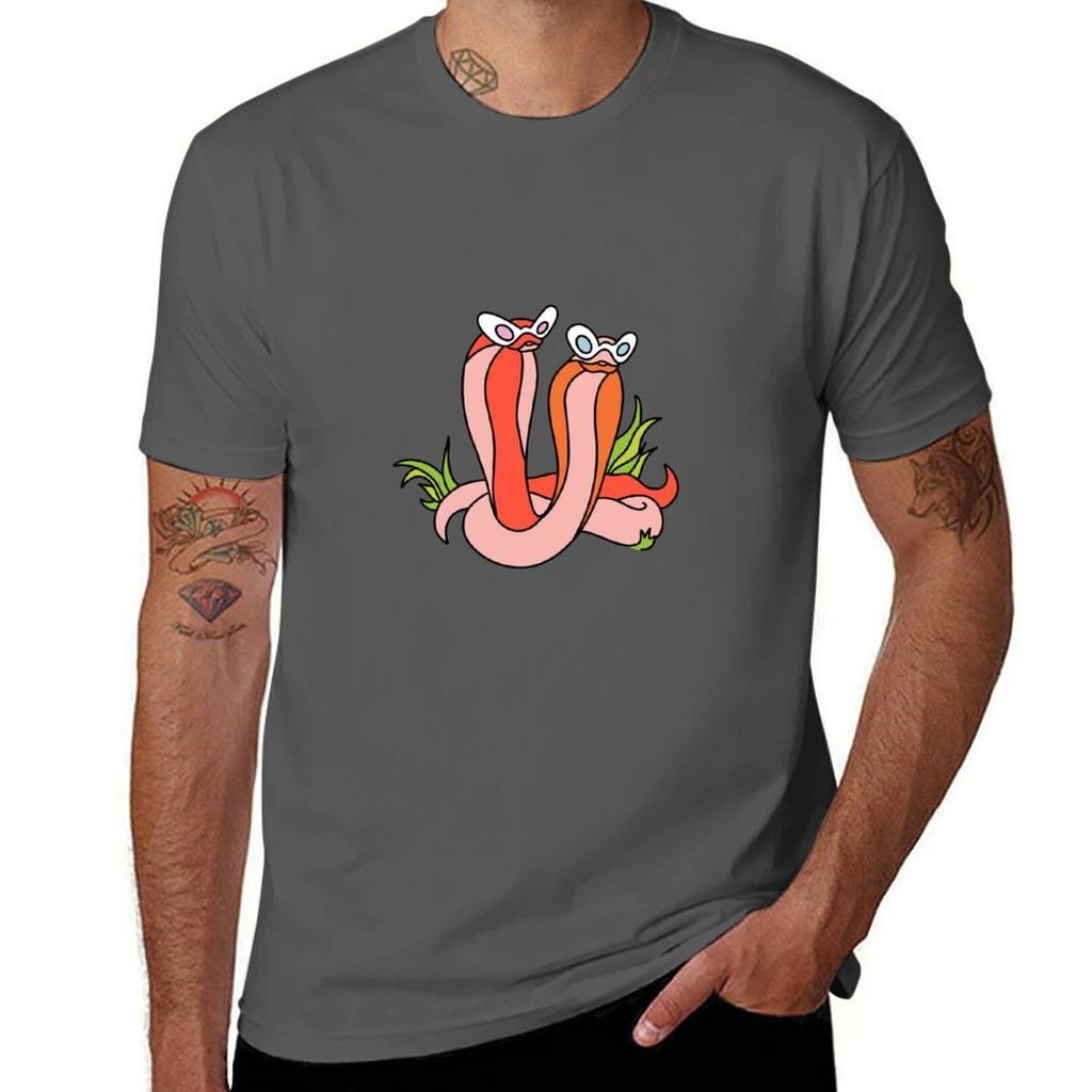 Schlangen gefälliges T-Shirt T-Shirt Mann lässig Anime T-Shirt T-Shirt