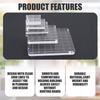 Good-6 Pieces Stamp Blocks Acrylic Clear Stamping Blocks Tools With Grid Lines For Scrapbooking Crafts Making