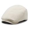 Britský styl Newsboy Cap Pánské Jednobarevné Peaked Cap Forward Cap Outdoor Baret Plochá Cap Driver Ivy Hat Gatsby Painters Klobouky