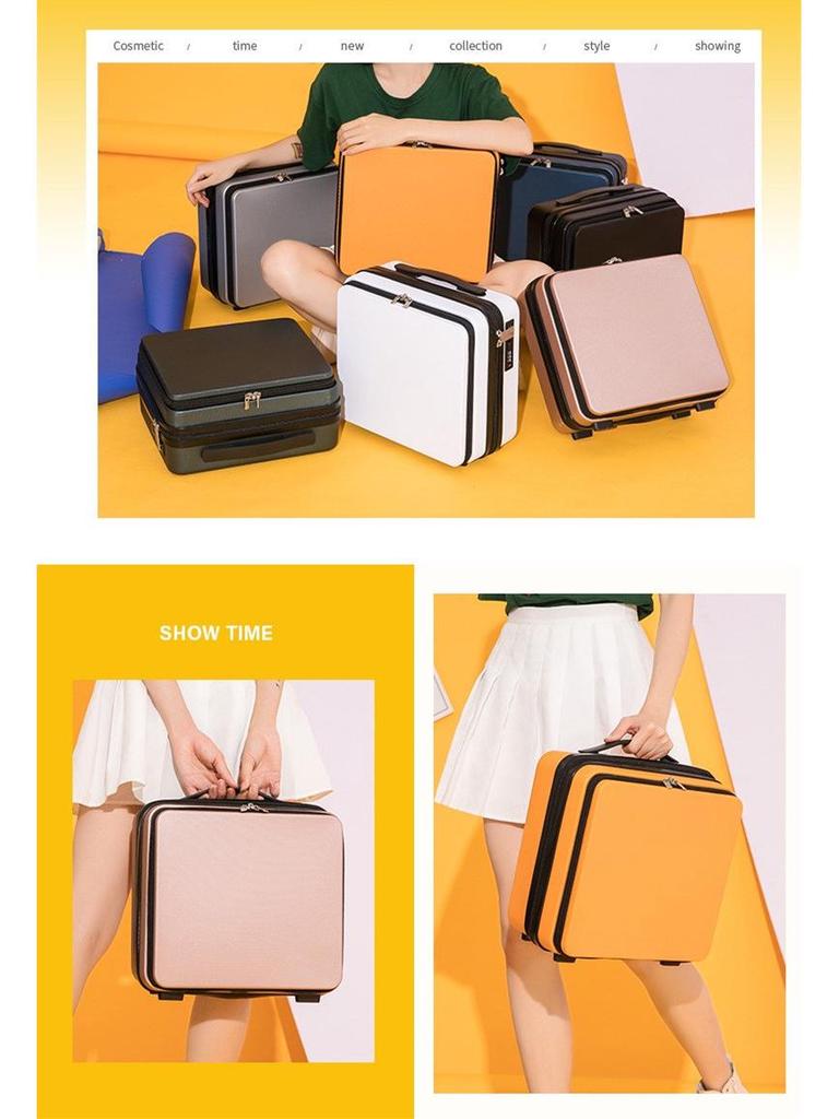 Benqian 16" Business Hand-Carry Suitcase with Multifunctional Storage and Lock