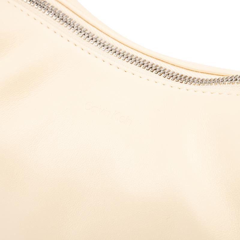 New CALVIN KLEIN Synthetic Material Shoulder Bag Small Size Women's Vanilla White 4F3010G-QER