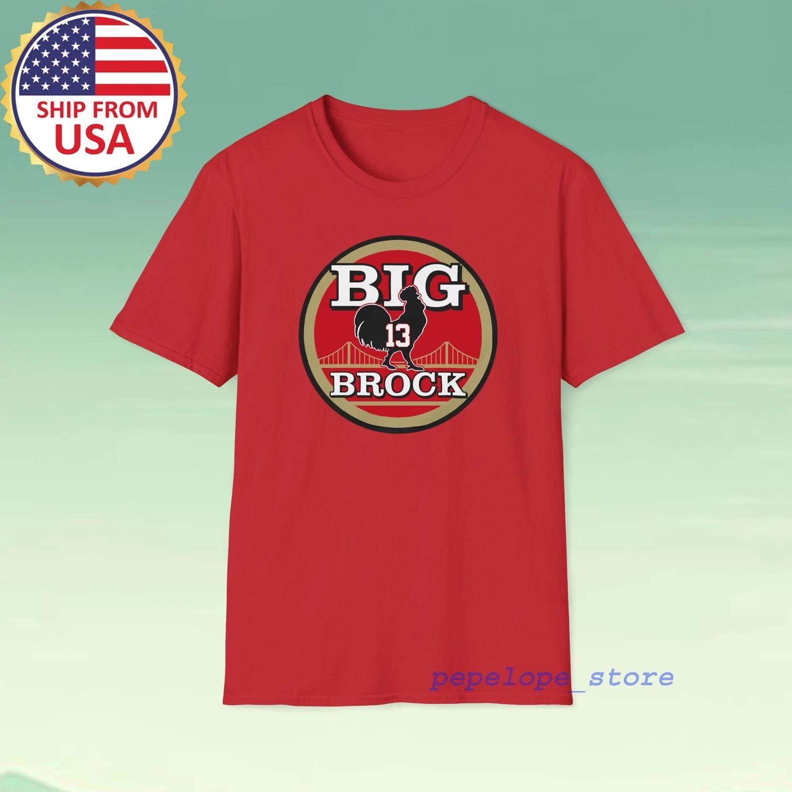 Big Cock Brock Men s Red Size S-5XL 3XL