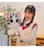 Cross-Border Authentic Cheese Cat Plush Toy: Cute Kitten Doll Pillow for Girls