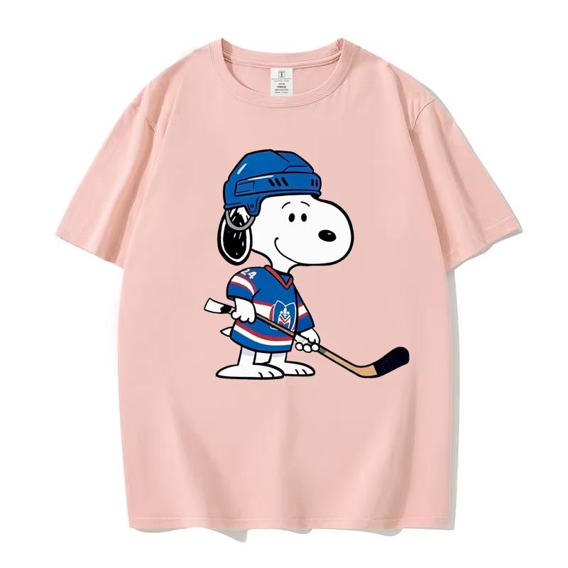 Snoopys Womens Tops Tshirts Clothing Adult Anime Printed Short Sleeve Tshirt Cute Graphic TShirt Y2k Fashion Tee Girl Clothes