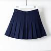 Gonna a pieghe scozzese a vita alta da donna Gonna corta da donna Gonna a trapezio alla moda Mini gonna da tennis casual