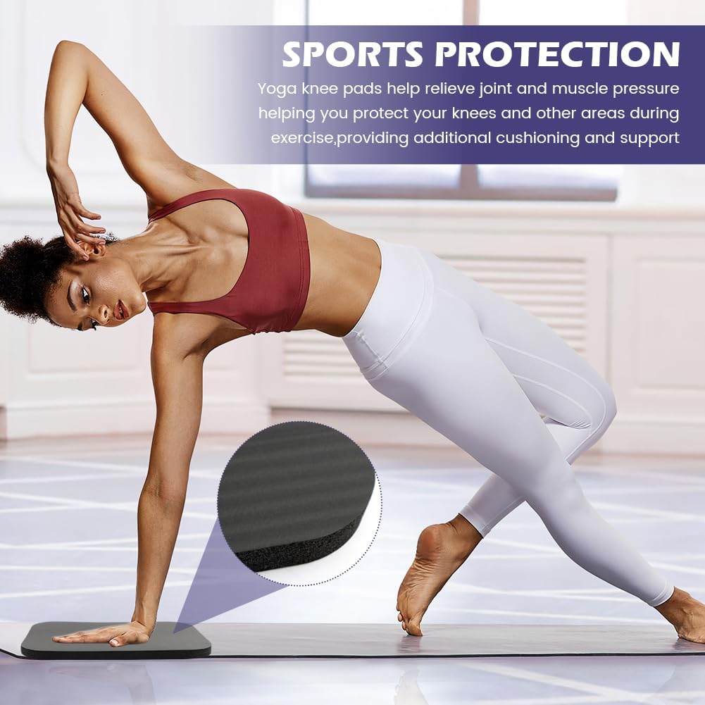 1/3/5 PCS Multi-Use Yoga Knee & Elbow Cushion – Non-Slip Foam Pad for Yoga, Pilates, Prayer & Floor Exercises