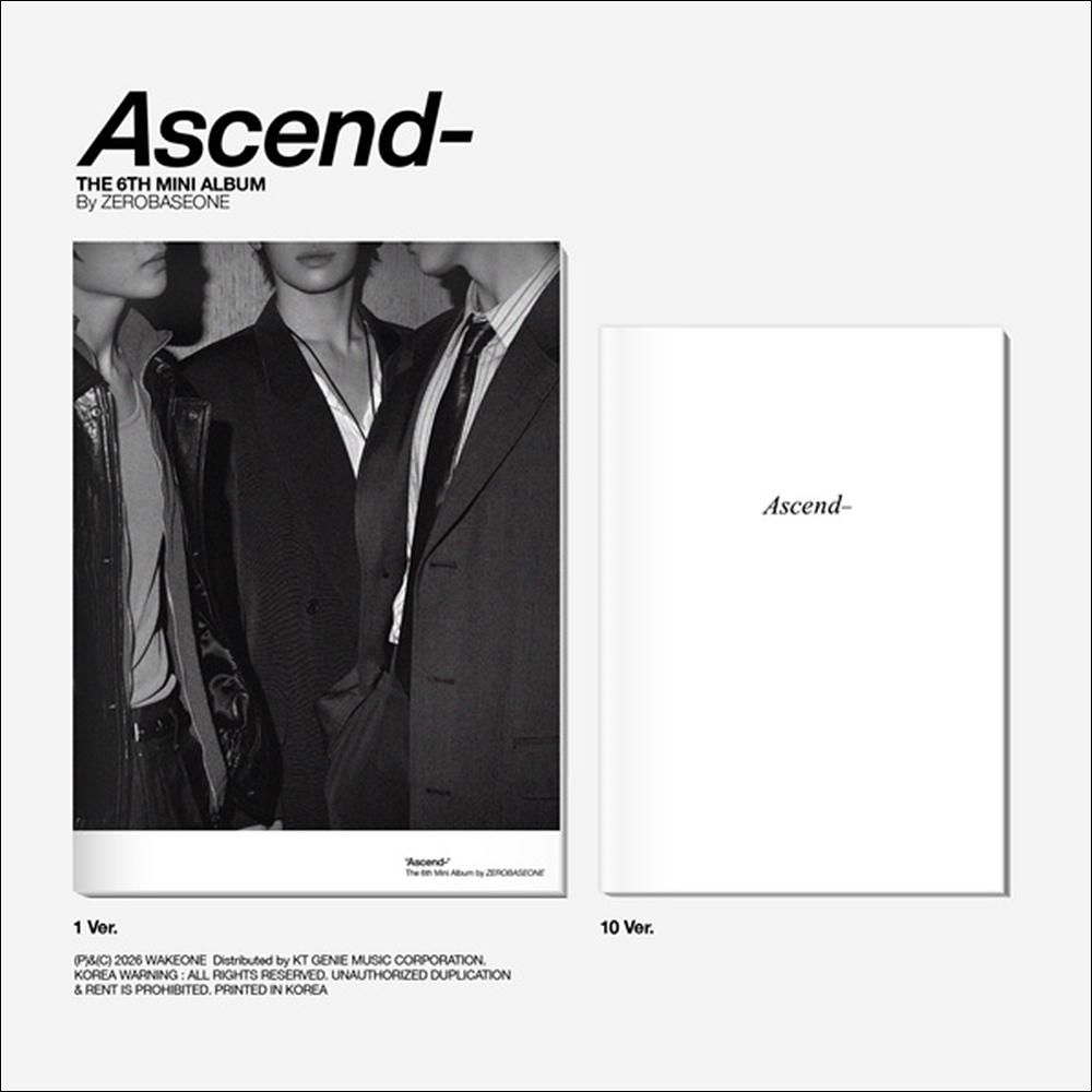 ZEROBASEONE Il 6° Mini Album [Ascend-] Photobook Ver. (1 Ver. & 10 Ver.) + Regalo gratuito