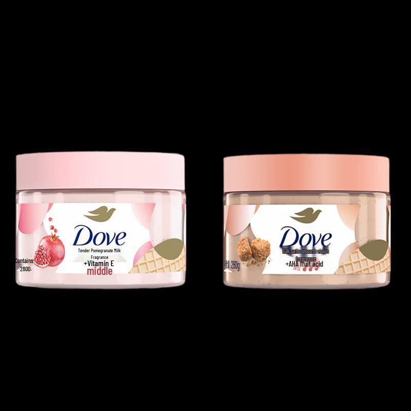 Dove Body Scrub with Milkshake Texture