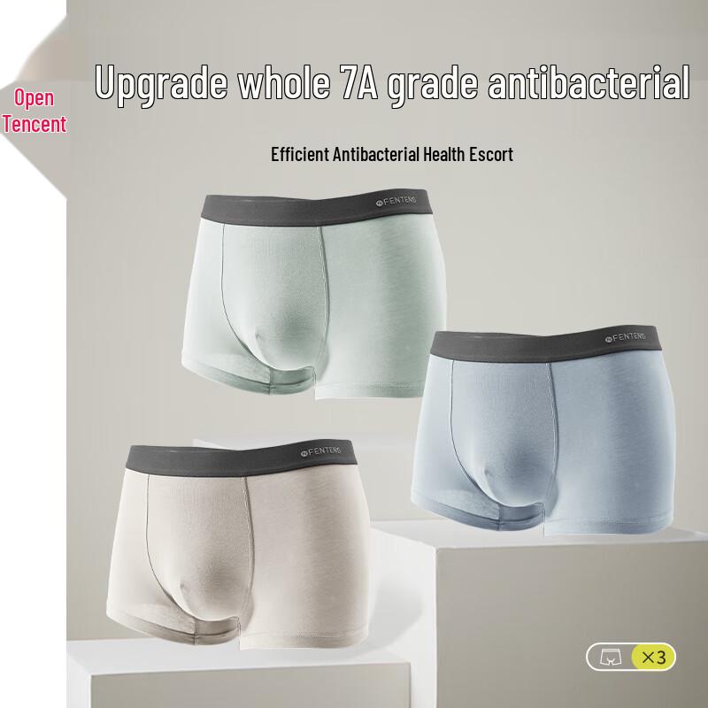 Fenteng Men's Breathable Cotton Boxer Briefs