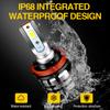 2PCS H7 High Low Beam Lamp LED Headlights Canbus 6000K H11 Low Power Fog Light For Mercedes Benz C300 C350 2008 2009 2010