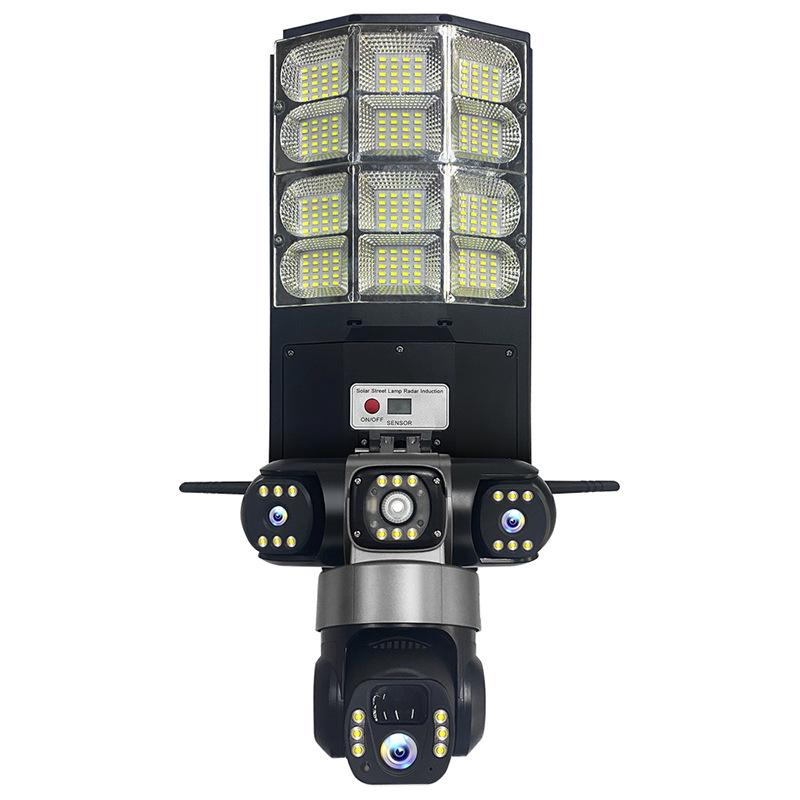 

Уличный фонарь на солнечной батарее с дистанционным управлением, камерой и интеллектуальным мониторингом V380