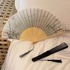 Chinese Folding Fan Hand Fan Decorative Dance Fans with Tassels Wedding Hand Fans Portable Bamboo Fans Wedding Gift for Guests