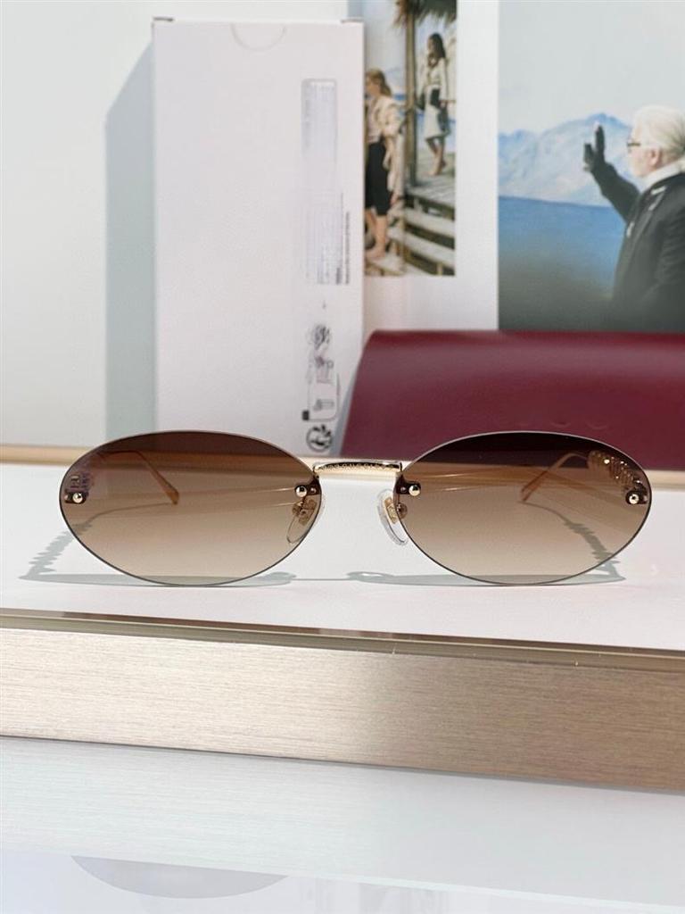 Damskie metalowe owalne okulary przeciwsłoneczne GG1922SA – Stylowa ochrona UV