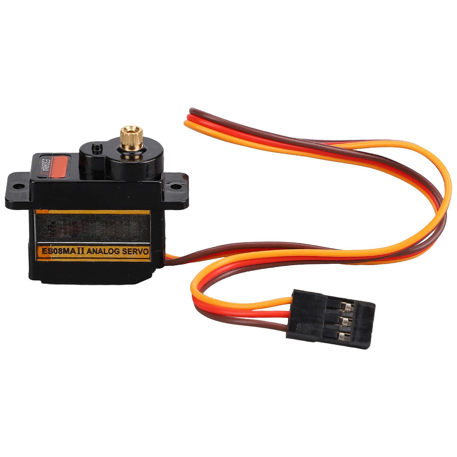 

Micro Servo Motor Kit Stable Low Noise Quick Response Waterproof Mini Metal Gear Servo Kit for Axial SCX24 1 24 RC Car червоний