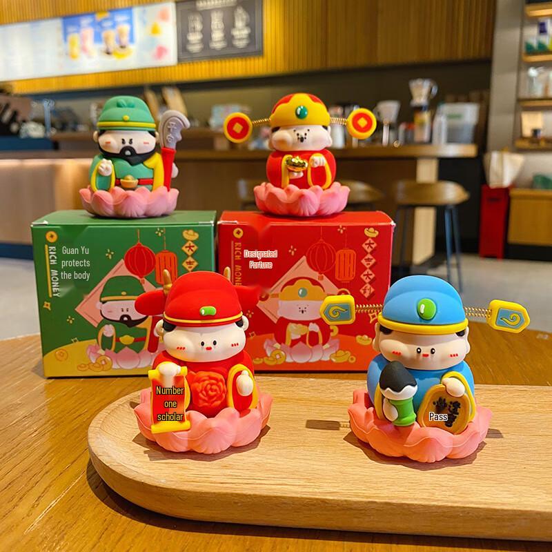 Милые мультяшные смоляные настольные фигурки (Набор из 4)