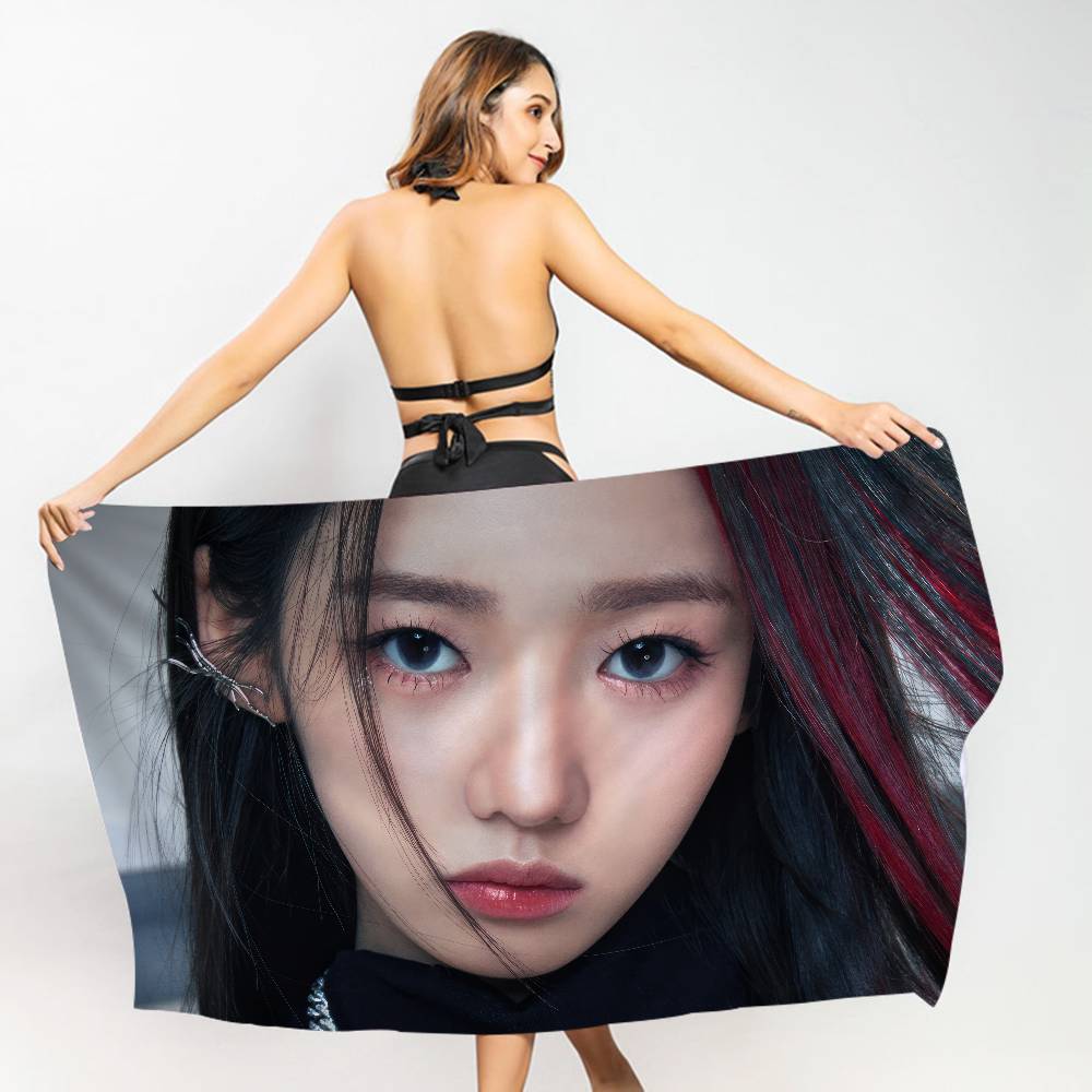 Kpop Band B-Babymonster Beach Towel Colorful Bath Towels For Girl Microfiber Quick Dry Sand Free Beach Yoga Spa Gym Pool