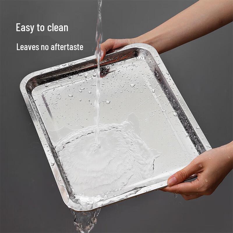 Meichu 304 Stainless Steel Deep Rectangular Serving Tray