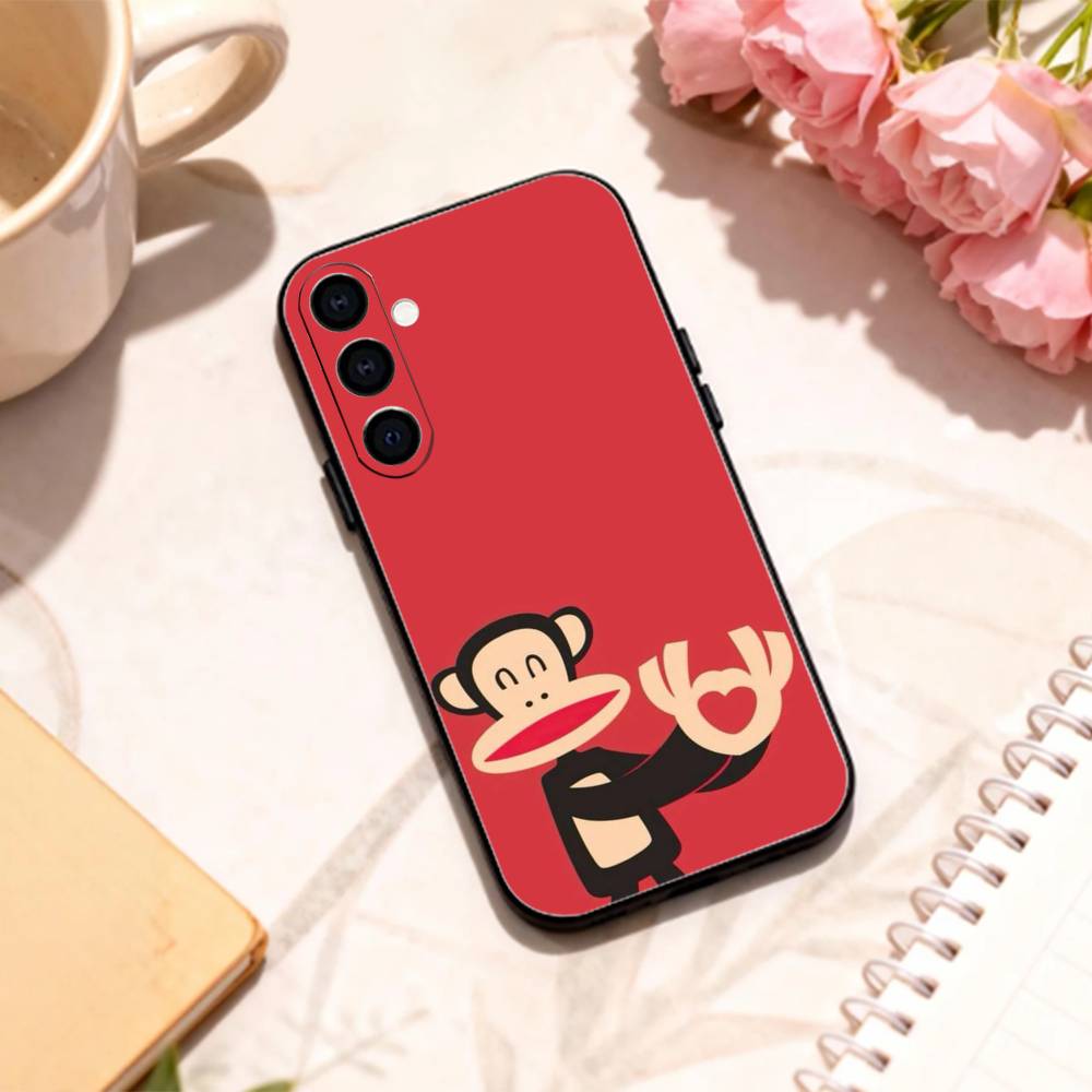 C-Cool P-Paul F-Frank Phone Case For Samsung Galaxy A73,A72,A71,A70,A53,A52,A51,Others Soft Black Shell