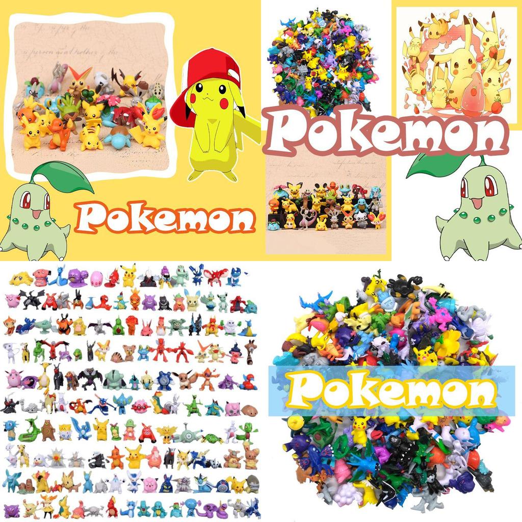 Colorful Miniature Pocket Monster Doll Set With 144 Pieces For Collectors And Kids