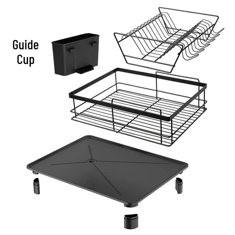 Single-Tier Kitchen Dish Drying Rack