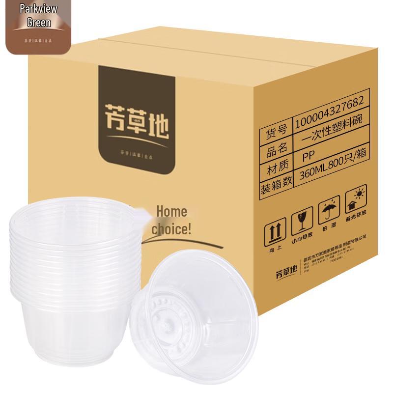 

Disposable Crystal Plastic Bowls