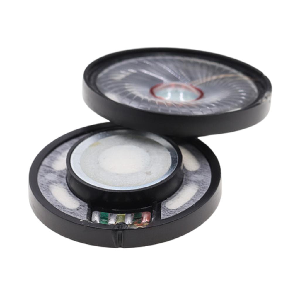 2Pcs 50mm Headset Driver Hifi Headphone Speaker Unit 112db 32ohm Earphone Loudspeaker Repair Headset Driver Earphone