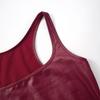 GMXIA Women's Summer Solid Color Square Collar Sleeveless Sexy Vest T-shirt Top Woman