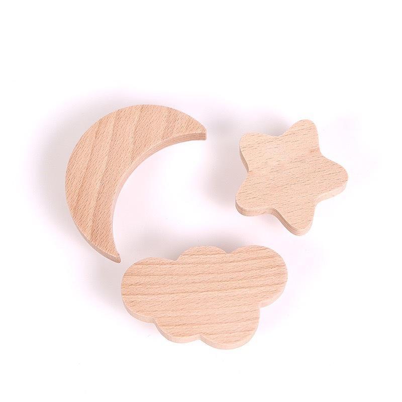 Wooden Wall Hook Cute Cartoon Solid Wood Heavy Duty Decorative Hanging Hook For Coat Hat Towel Entryway Bedroom Home Decor