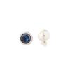 London Blue Topaz Edelstein 925 Sterlingsilber Schmuck Handgefertigte Ohrringe 0,53" EE-147-10