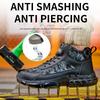 Δερμάτινα αθλητικά εργασίας ελαφριά αδιάβροχα παπούτσια εργασίας ατσάλινη μύτη μπότες εργασίας για άνδρες γυναίκες αντιδιατρητικά αντιολισθητικά παπούτσια ασφαλείας