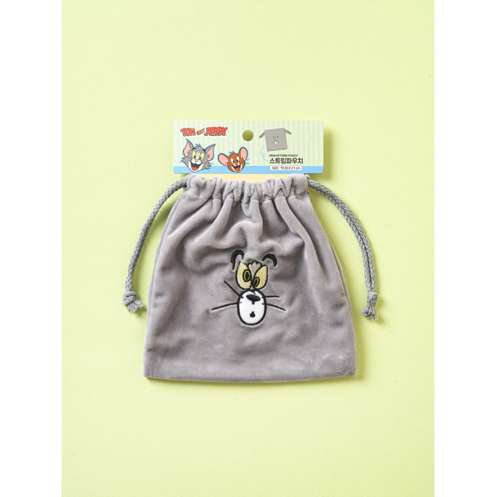 Daiso Tom And Jerry String Pouch Tom