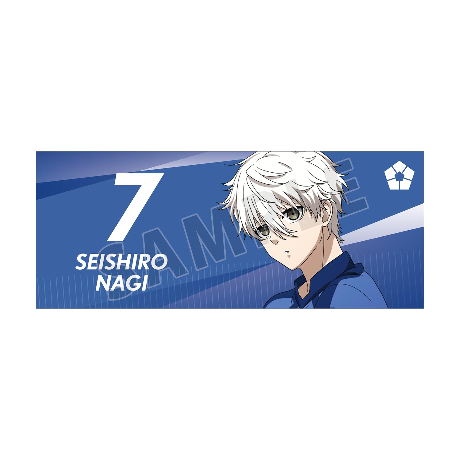 

Оригинальная иллюстрация Сэйсиро Наги из аниме-сериала, готовящегося к матчу. Лицевое полотенце Blue Lock вер.