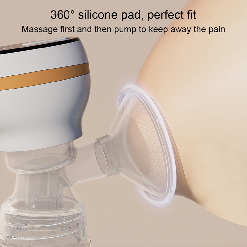 Integrated Electric Breast Pump Hands   Breast Pump for Breastfeeding 4 Modes & 9    s Low Noise Anti-Backflow LED Screen Built-in