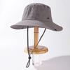 Unisex Waterproof Hiking Bucket Hat Men Women Summer 8.5cm Wide Brim UV Protection Sun Hat Quick Dry Fishing Safari Cap