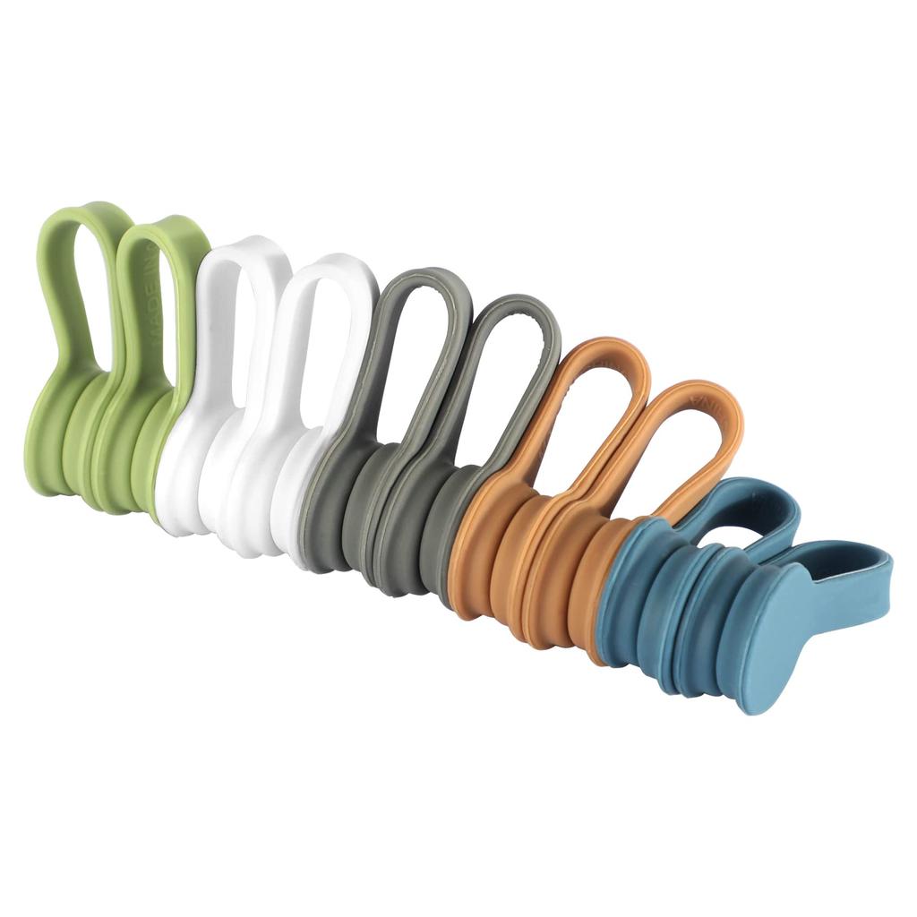 Cable Clips, Cable Holders, Morandi Colors, 5 Colors, Pack of 10, New Magnetic Cord Clips, Cord Holders, Cord Hooks, Magnetic Cord Retractor, Cord