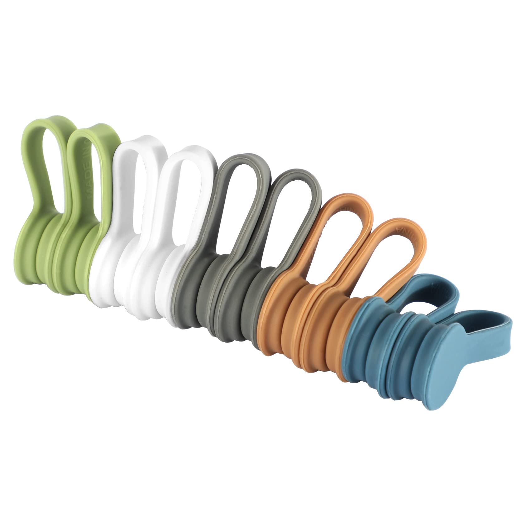

Cable Clips, Cable Holders, Morandi Colors, 5 Colors, Pack of 10, New Magnetic Cord Clips, Cord Holders, Cord Hooks, Magnetic Cord Retractor, Cord