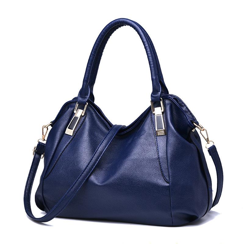Fashionable Soft Leather Handbag Large Capacity Women's Bag Women's Single Shoulder Messenger Bag