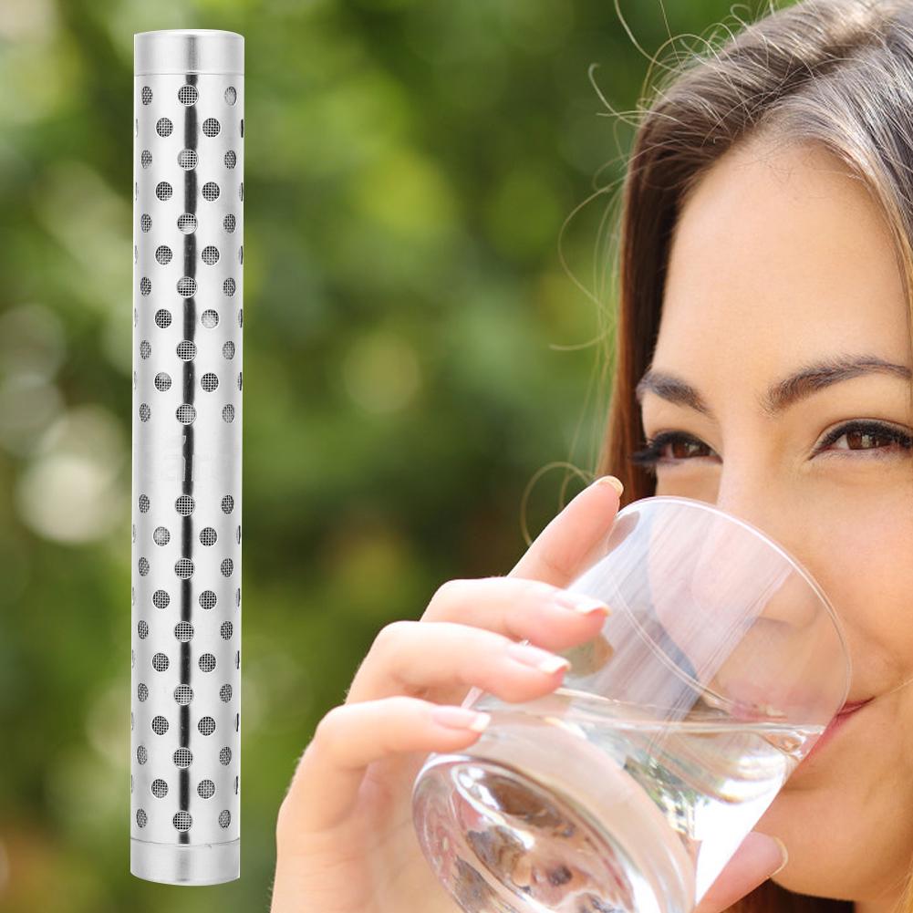 Hydrogen Alkaline Water Stick PH Alkalizer Ionizer Mineral Purifier Filter Flat Head