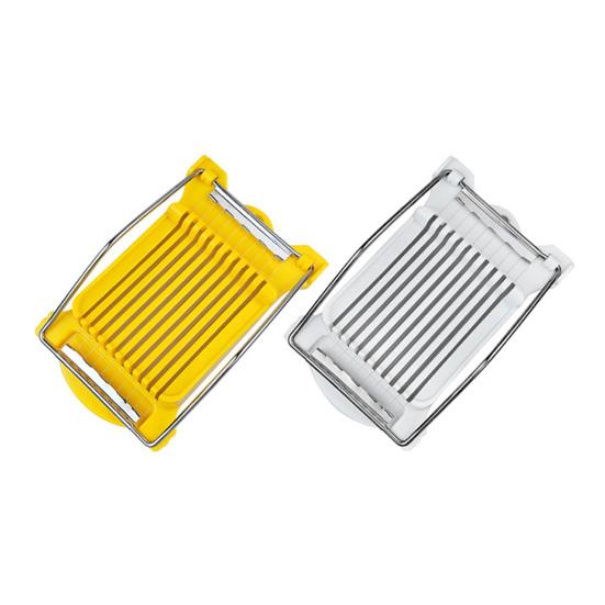 Multifunctional Food Slicer Stainless Steel 10-Wire Cutter Safe Hand Guard Slicer for Lunch Meat Sausages Eggs Bananas Strawberries Kitchen Gadget