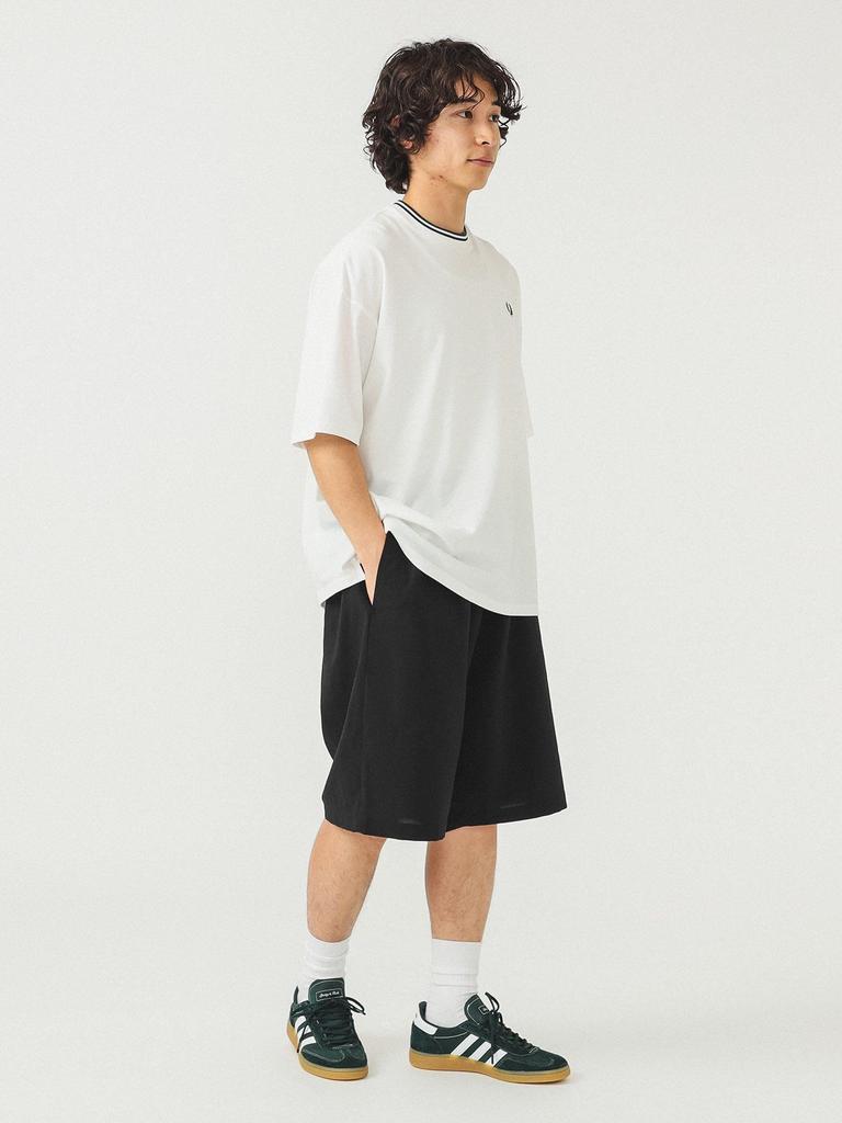 Beams EVALET(R) Wide Shorts, Men's, Black, Size L, 11251095120