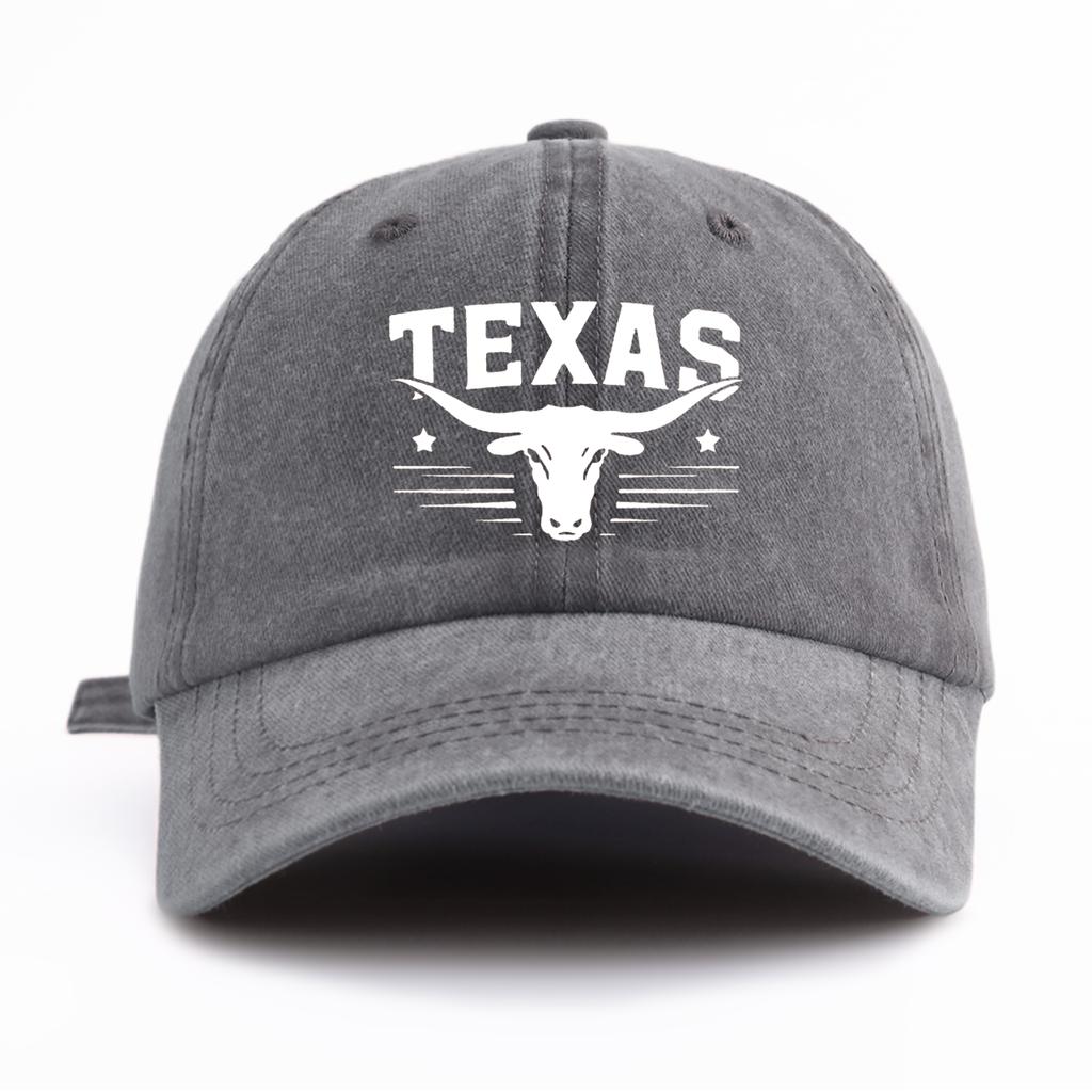 Pc TEXAS Print Washed Baseball Cap Classic Casual Stylish Perfect Gift For Families And Friends