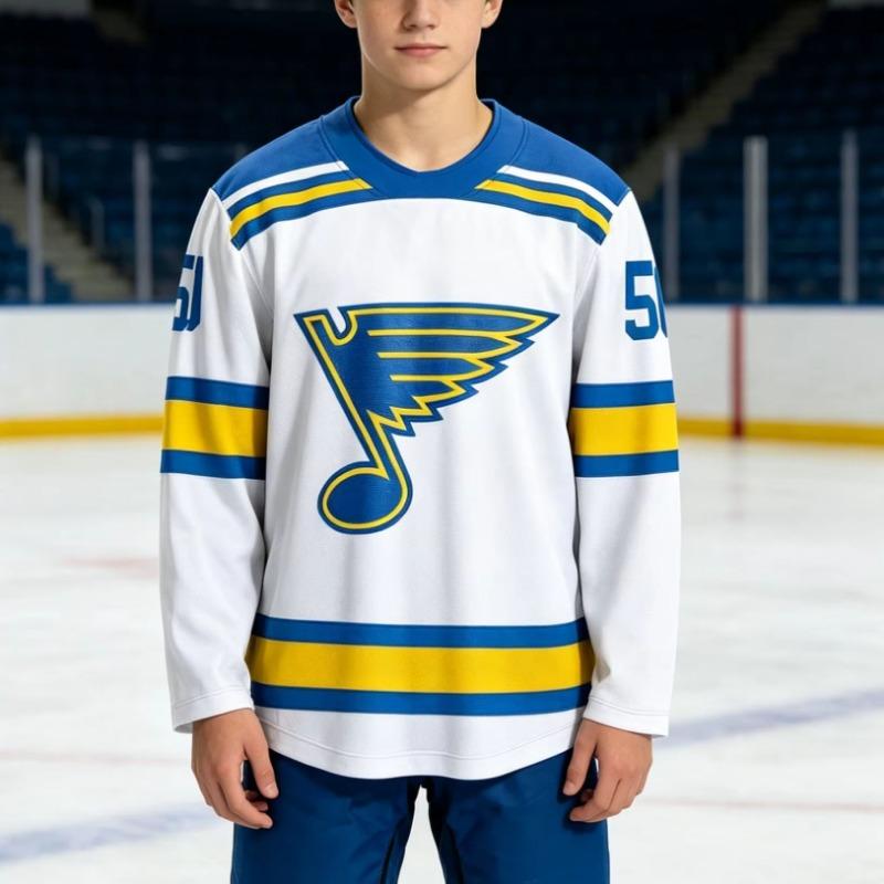 Kid TShirt Women Tee Boys Top Adults Children Parent Child Quick Dry Men Long Sleeve T Shirt Ice Hockey 3D Print Retro Jersey