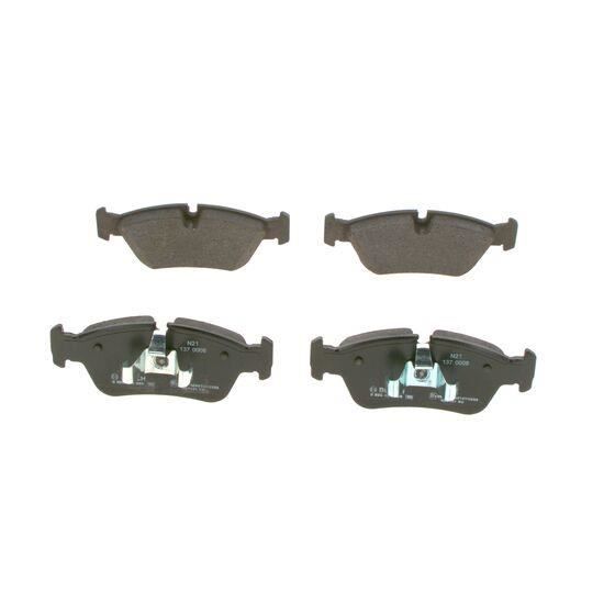 BOSCH Jeu plaquettes 0986494096