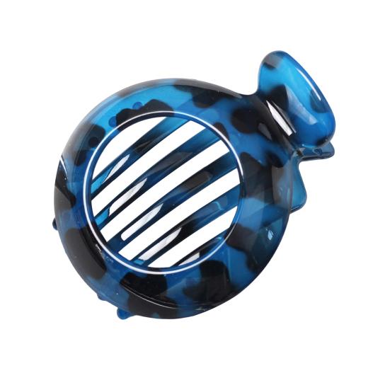 Women Hair Clip Round Anti-slip Teeth Hair Claw Hollow Design Back Head Hair Clamp Hair Styling Tool Hair Accessories