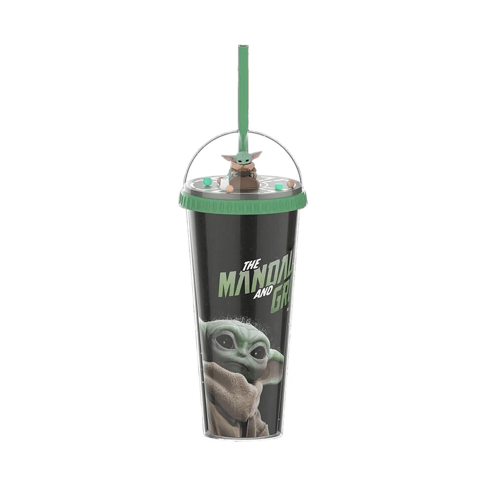 

20oz Mandalorian Cup, Cup With Removable Straw, Perfect Gift For Movie Fans ONE SIZE