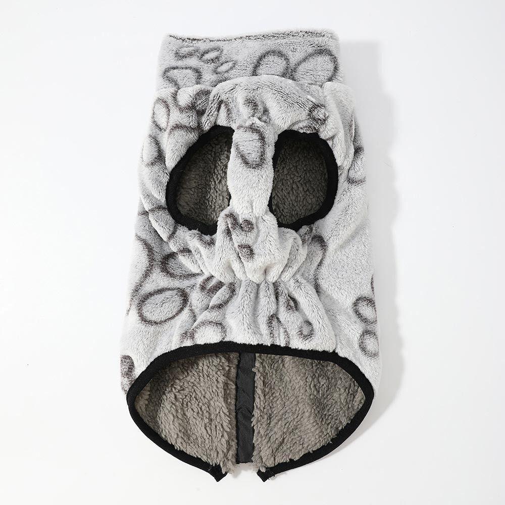 D-ring Winter Dog Clothes Warm Puppy Clothes Cute Dog Coat Jacket  Chihuahua