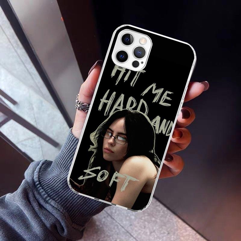 Hit Me Hard and Soft B-BillieS Phone Case For iPhone 17 Air 11 13 Mini 14 15 Plus 16 12 Pro Max 16E SE 7 8 Pattern Soft TPU Back