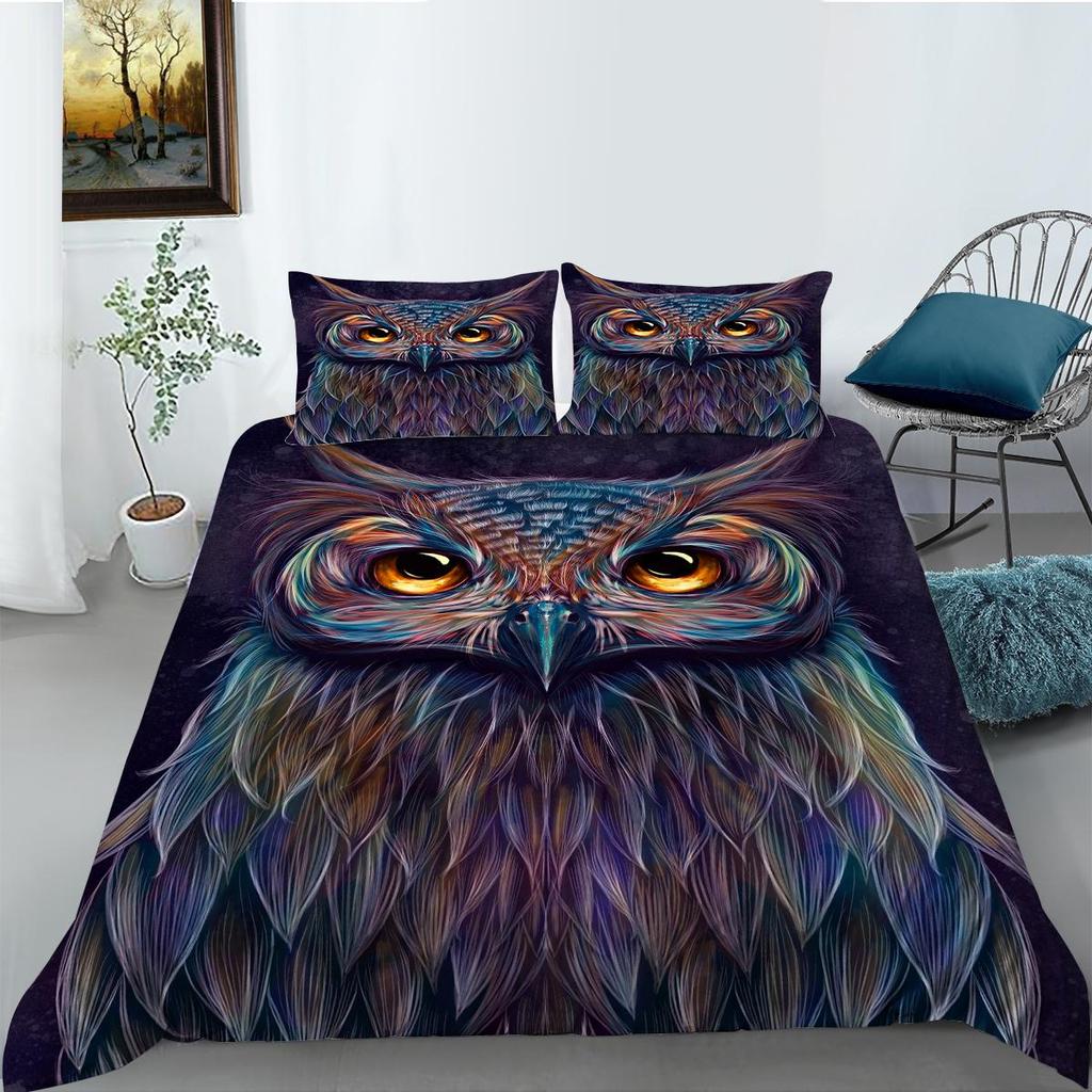 3D Digital Printed Animal Pattern Bedding Set, Bedroom Duvet Cover, Pillowcase, Single/double Bed, Full Size Home Decoration